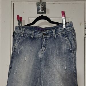 Hydraulic Women's Faded Blue Straight Leg Jeans